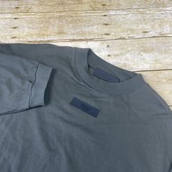 Pacsun Essentials Fear of God Mens Medium Ink T-Shirt - New w Imperfections READ