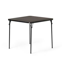 Fern 34” Square Folding Bridge Table in Walnut Finish