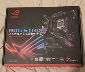 ASUS ROG STRIX Z490-E GAMING With I7-10700K Processor