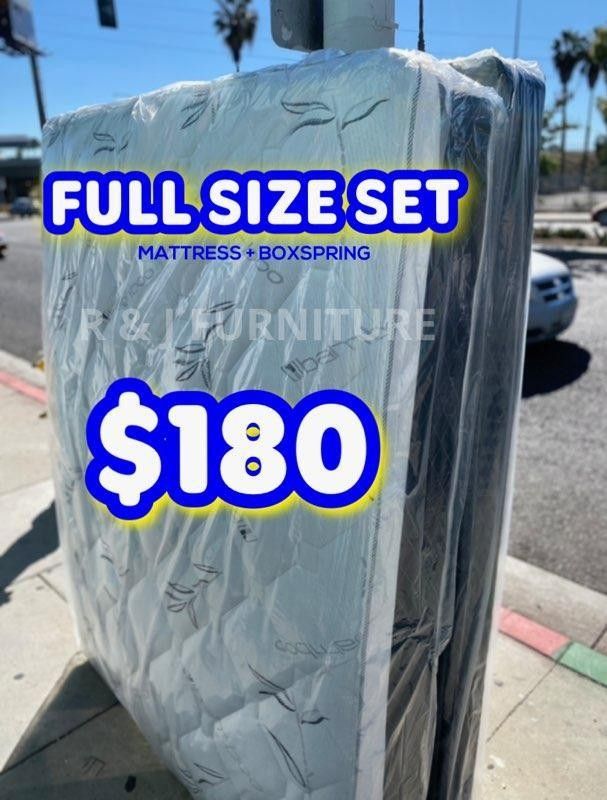 Full Size Mattress And Boxspring 