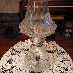 VERY Unique And Different LOOKING VINTAGE  OIL LAMP NEVER BEEN USED 