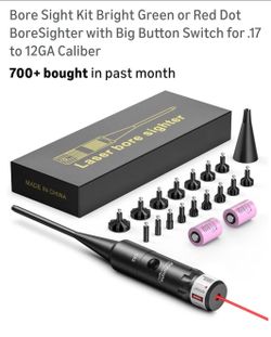 Gun Scope Laser bore sight for all calibers.
