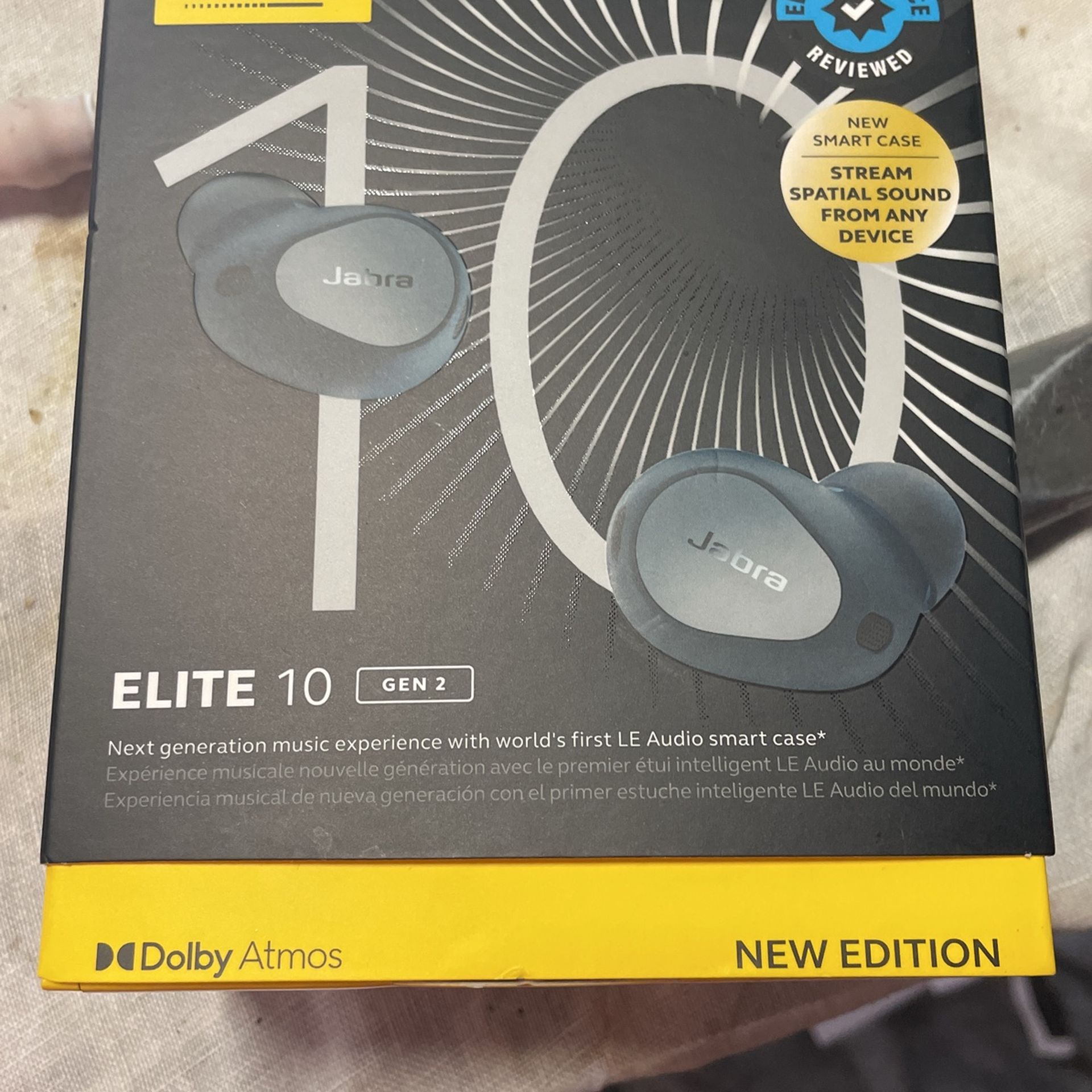 Brand New Jabar Elite 10 (GEN 2) Denim New Edition Wireless Bluetooth Earbuds Model : OTE180R