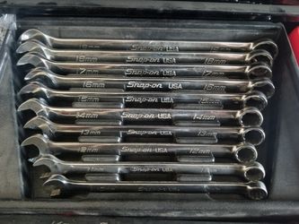 Snap-On flank drive metric wrench set Firm on Price!