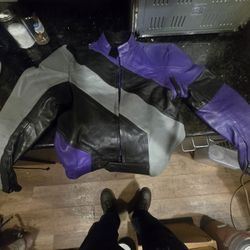 LEATHER  RACING JACKET