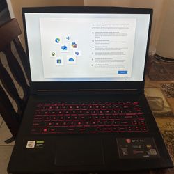 MSI GF65 THIN LAPTOP COMES WITH ORIGINAL BOX 