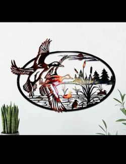 Wild Geese Metal Wall Art 