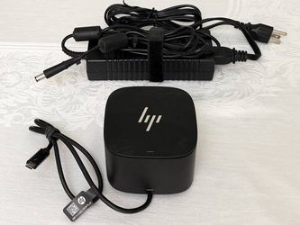 HP Thunderbolt Dock G2 Laptop Docking Station Supports 3 or 4 Monitors