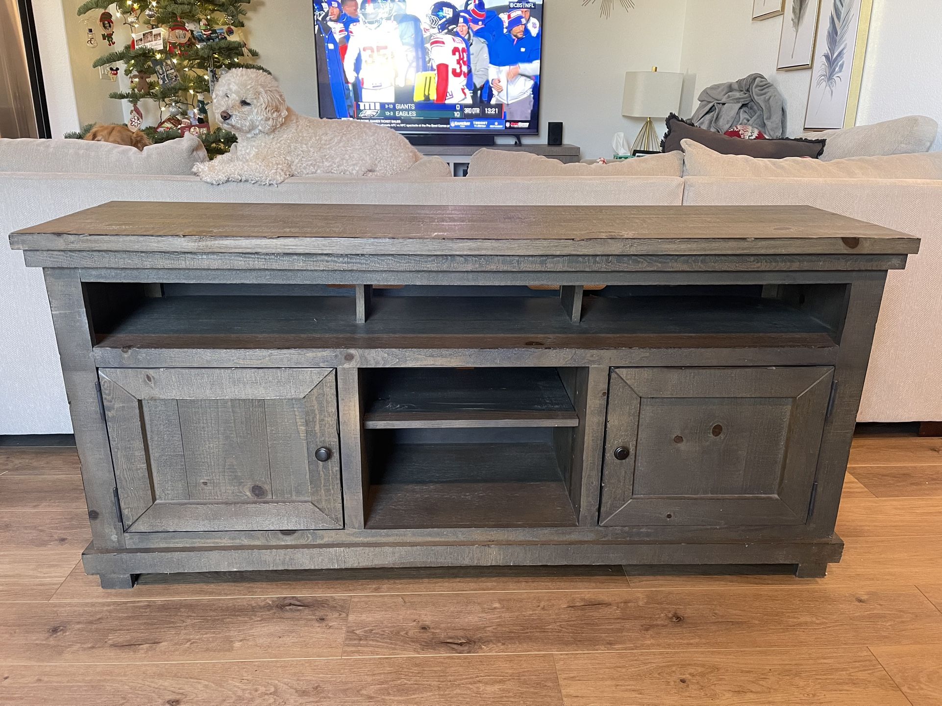 Wood TV Stand