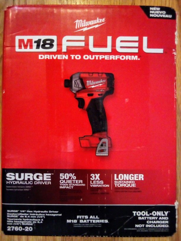 Milwaukee M18 Fuel Surge Hex Hydraulic Impact Driver