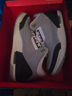 Gray Air Jordan 3s Sz 13