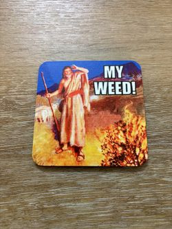 Burning Weed Coaster
