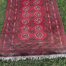 ❤️❤️❤️❤️❤️ VINTAGE PERSIAN RUG 73'X39' WOOL,HAND KNOTTED