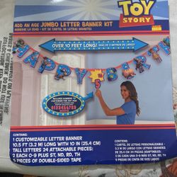 Toy Story Birthday Banner