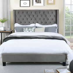 Queen Bed Frame Mattress Sold Separately