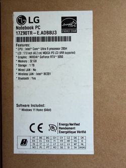 Brand New Sealed 17inch LG Notebook PC