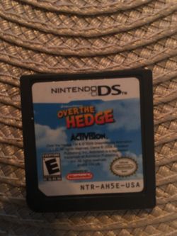 Nintendo ds over the hedge