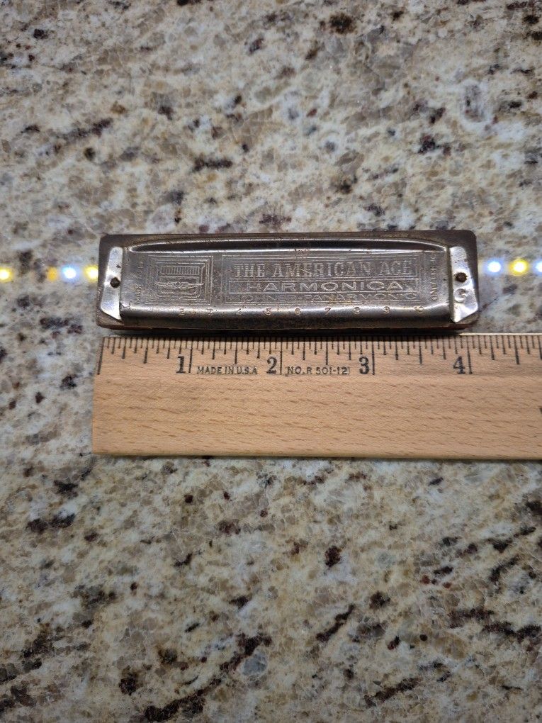 Vintage The American Ace Harmonica