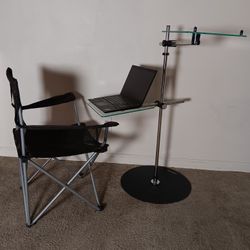 Laptop Support Desk with Duel Adjustable Shelves For Any Angle 