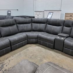 Brand New Power Sectional  Comfort + Convenience!