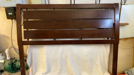 Bed frame wood headboard, footboard,rails