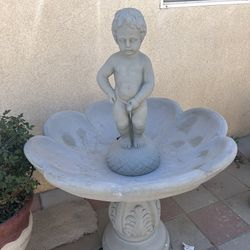 New Fountain Made Out Of Cement 