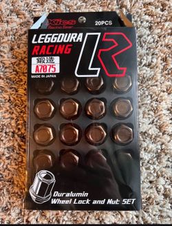 Kics Racing Lug nuts leggdura racing M12xP1.5 Bronze