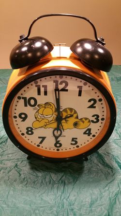Collectible 1978 vintage Garfield the big fat alarm clock