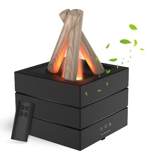 Essential Oil Diffuser, 280ML Ultrasonic Humidifier with Essential Oil Diffuser, Remote Control, Timer & Waterless Auto-Off, 7 LED Colors, for Home Be