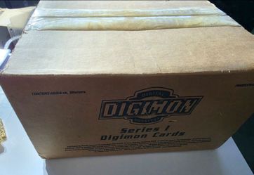 Digimon Animated Series 1 Trading Cards Hobby Case (1999 Upper Deck) unopened