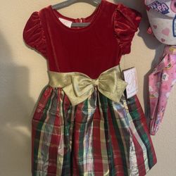 Bonnie Jean - Christmas Dress - Size 4