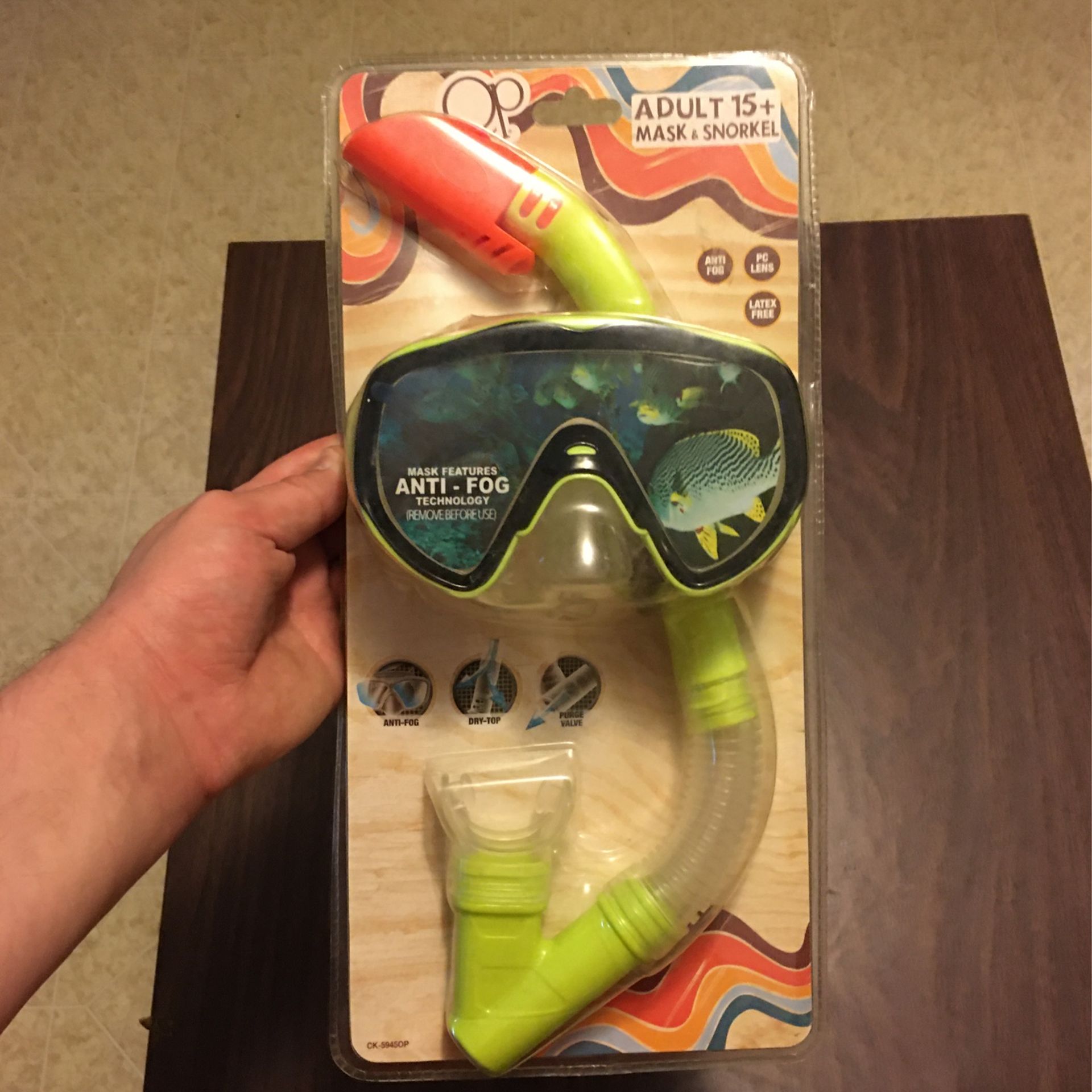 Adult Mask And Snorkel Pool