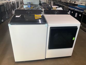 LG new washer and electric dryer