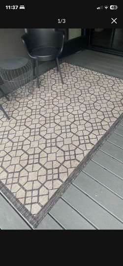 Indoor/Outdoor Catalina Collection Rug in Perfect Condition