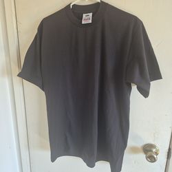 PRO CLUB BLACK 12 TOTAL PC MAN'S HEAVYWEIGHT COTTON SHORT SLEEVE T SHIRT SIZE L