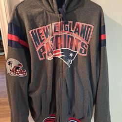 NFL New England Patriots Reversible Hoodie Jacket