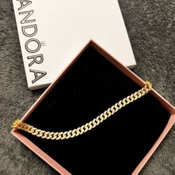 Pandora Pavé Cuban Chain Bracelet
