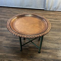 Turkish Copper Tray Table