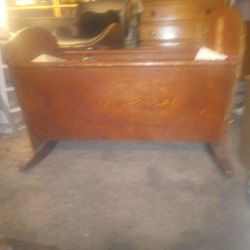 Wooden cradle