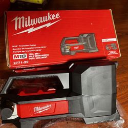 MILWAUKEE TRANSFER PUMP  M18 18-Volt 1/4 HP Lithium-Ion Cordless Transfer Pump (Tool Only)