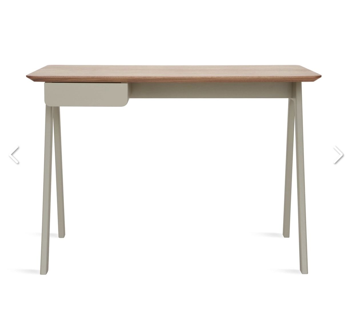 PENDING-Blu Dot Stash Desk – Walnut / Grey