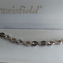 Weisfield Jewelers Silver Bracelet 