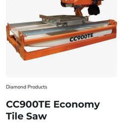 Diamond Products CC900TE Economy Tile Saw