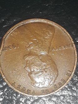 1937 wheat penny rare very rare colectible