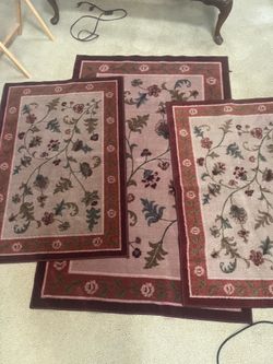 3 pc  rugs