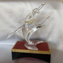 Swarovski Crystal 2004 Annual Edition Anna Magic Of Dance Figurine-Stand-Plaque