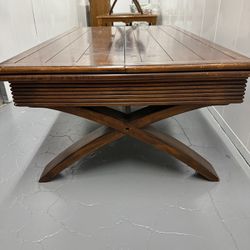 Extendable Cherry Wood Coffee Table