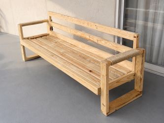 Juego de Muebles Rústicos para Patio Hechos a Mano / Handmade Outdoor Patio Set