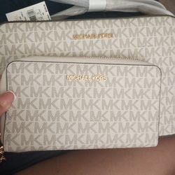 Michael kors purse and wallet