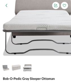 Bob OPedic Sleeper Twin Bed Ottoman